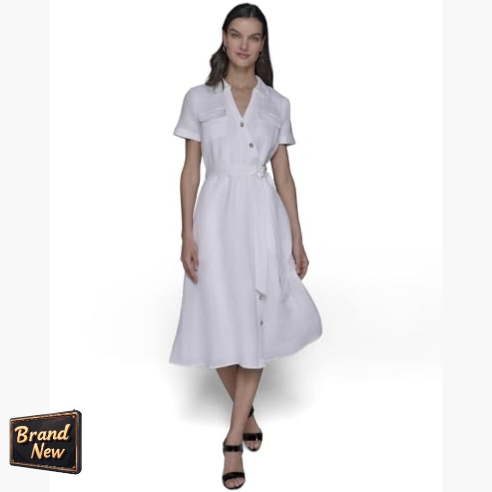 Button Down Dress Versatile Year-Round Travel Cas… - image 2